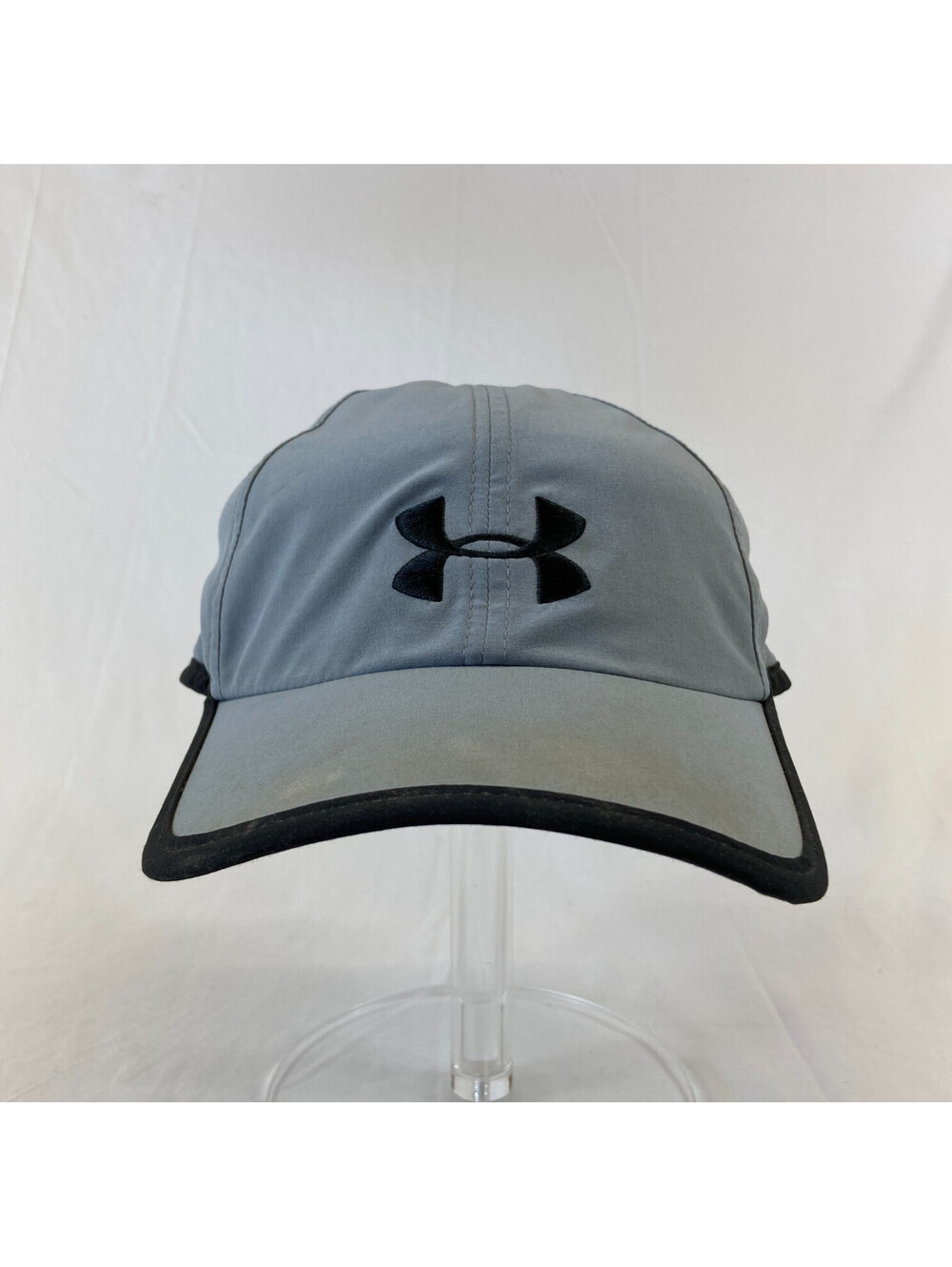 Under Armour Athletic Baseball Cap Strapback Gray Hat Lightweight Outdoor Sports
